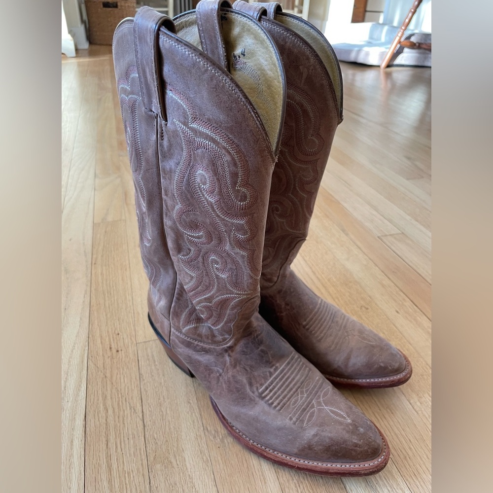 Nocona MD2701 Legacy Western Cowboy Round Toe Men’s Distressed Boots Size 10.5 D
